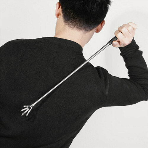 Изображение товара Телескопическая чёрная чесалка спины и других труднодоступных мест