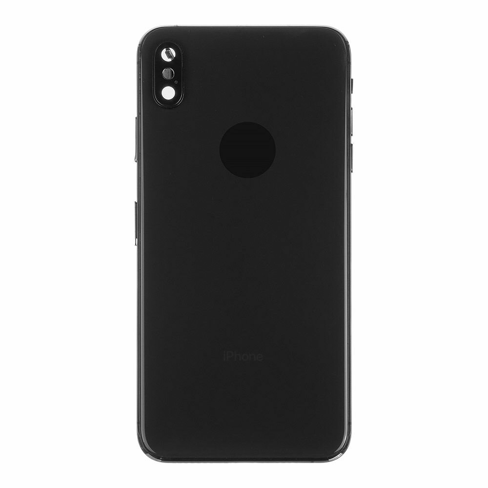 Корпус для Apple iPhone Xs Max в сборе со шлейфами (черный) оригинал