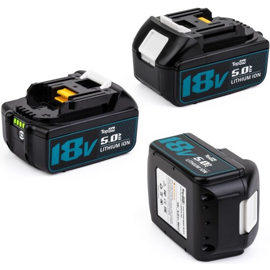 Аккумулятор Topon для Makita BL1850 18V 5.0Ah (Li-ion) PN: 197280-8