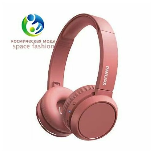 Беспроводная Bluetooth-гарнитура Philips TAH4205 спортивная с длительным сроком службы универсальная для телефонов Android красный