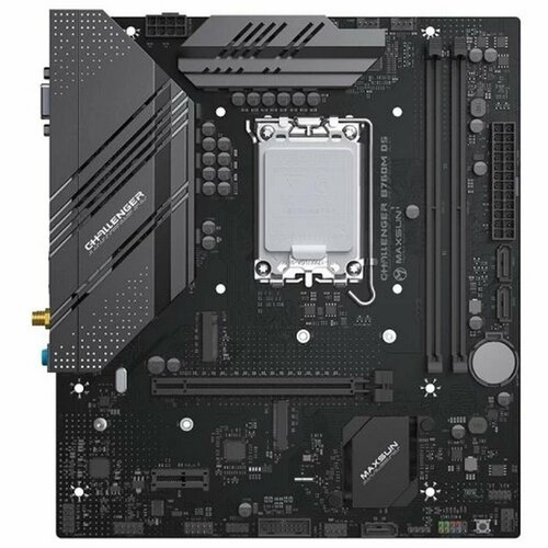 Материнская плата Maxsun Challenger B760M D5 WIFI LGA1700 Intel B760 Micro-ATX RTL 6940709660386 10483₽