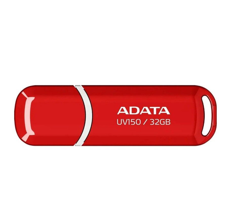 Флэш-накопитель A-Data DashDrive UV150 32ГБ, USB 3.2, красный, (AUV150-32G-RRD)