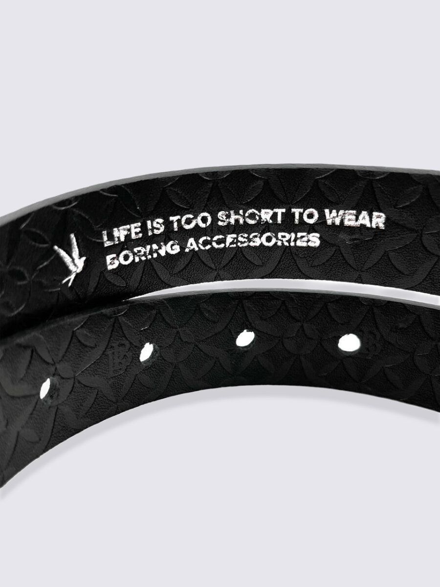 Ремень Beautiful Birds для женщин, размер 105, черный/черный — фото 1