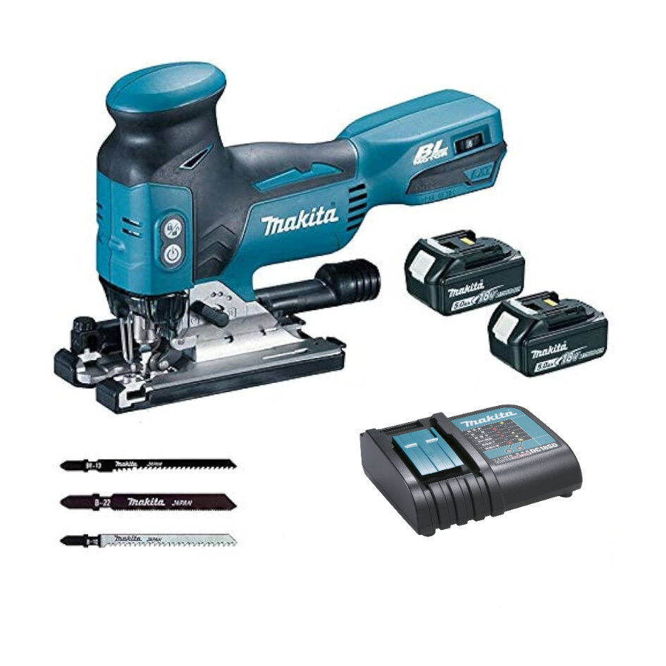 Лобзик аккумуляторный LXT 18В - ход 23мм 2х5.0Ah и з/у Makita DJV185RT2