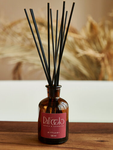 Изображение товара Диффузор для дома RiFeels Кожаная мастерская 125 мл с фибровыми палочками