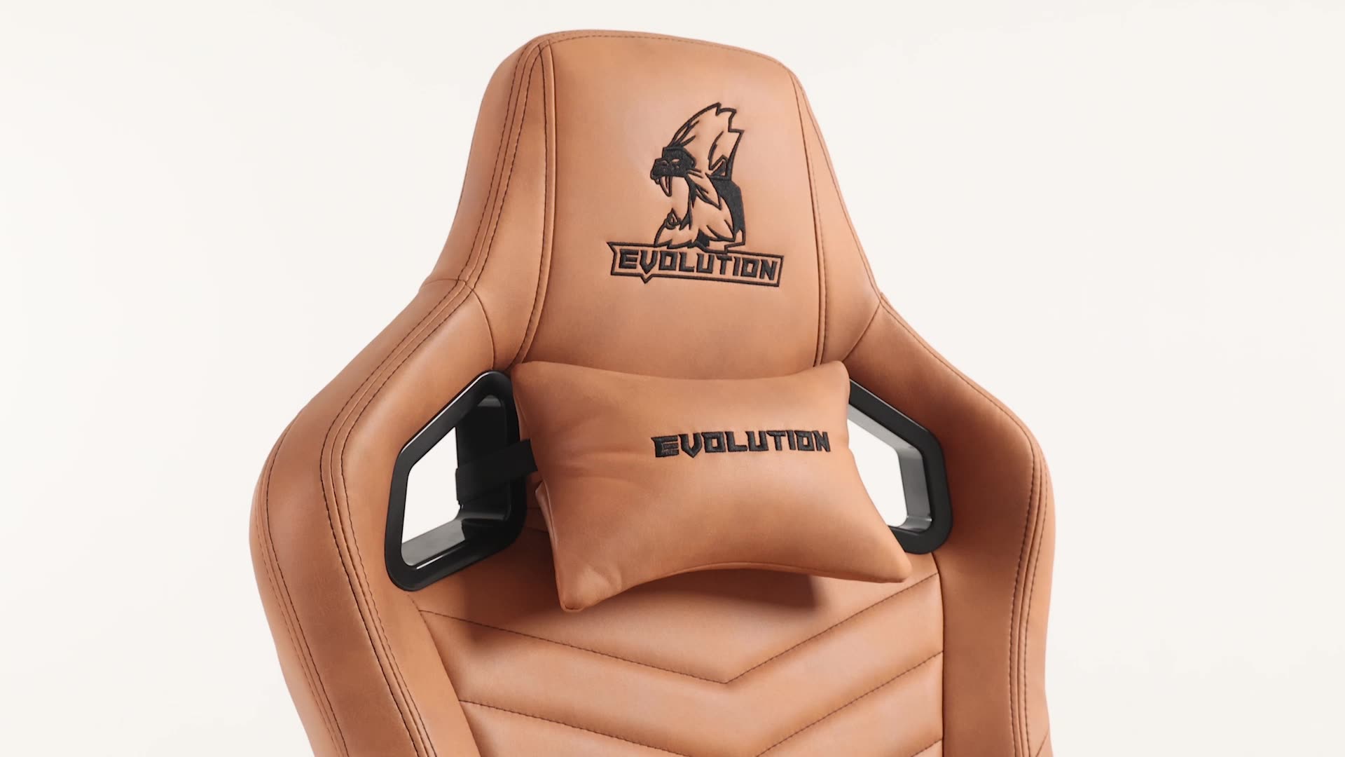 Кресло компьютерное игровое EVOLUTION NOMAD Brown, Замша, Мультиблок — фото 1