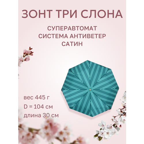 Зонт Три слона синийголубой 4200₽