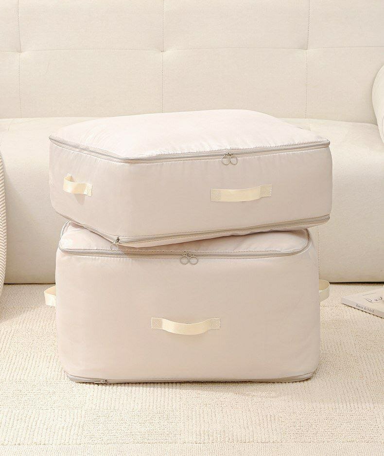 Органайзер - сумка для хранения одежды, постельного белья, цвет бежевый