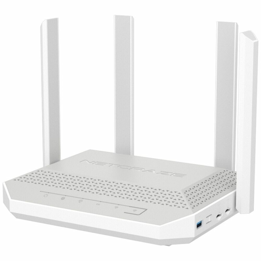 Беспроводной маршрутизатор Netcraze Hopper 4G+ NC-2312, Wi-Fi 802.11ax 2,4+5 ГГц, 5x1 Гбит/с, 1xUSB 3.0
