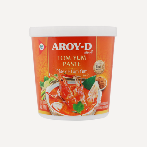 Изображение товара Паста Aroy-D Том Ям с кисло-острым вкусом для приготовления соусов и супов 400 г, Таиланд