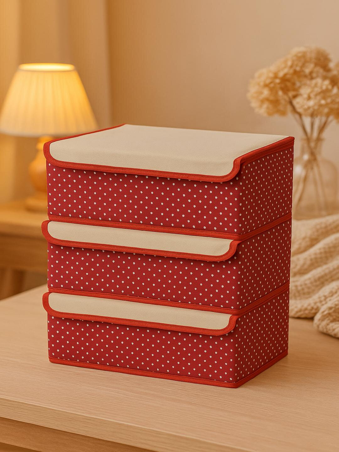 Органайзер для одежды 32×24×12 см | 6, 7, 24 отделения, набор из 3 предметов