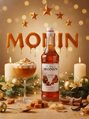 Изображение товара Сироп Monin Карамельный для кофе, коктейлей и сладких десертов