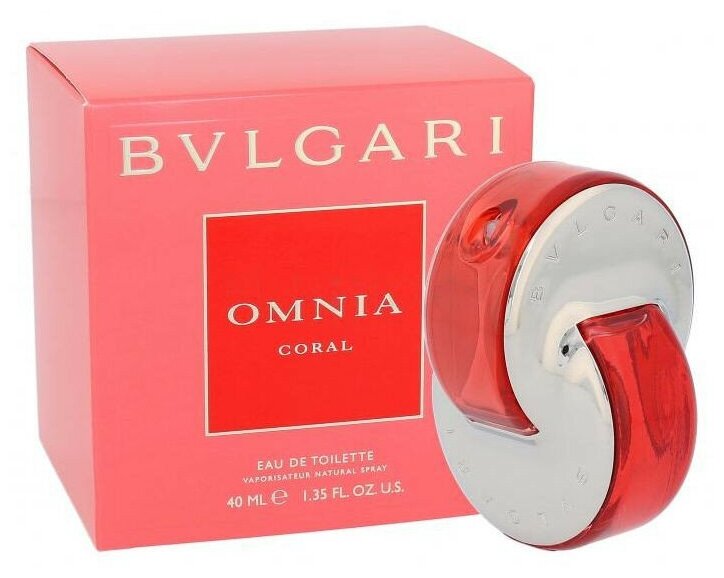 Женская туалетная вода Bvlgari Omnia Coral, 40 мл (спрей)