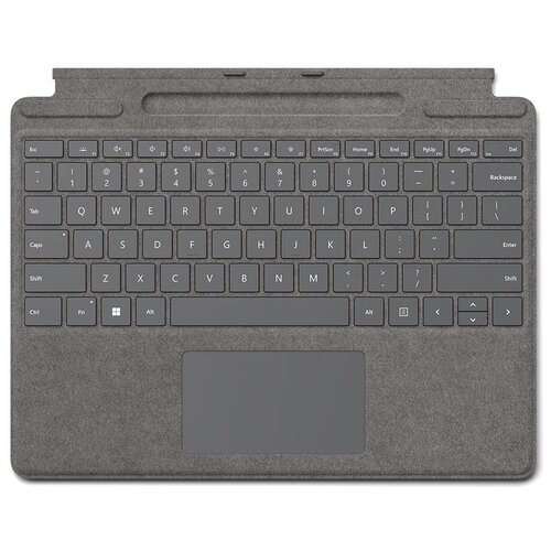 Клавиатура Microsoft Surface Pro Signature Keyboard Alcantara (Platinum) RUS