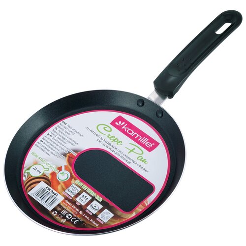 фото Сковорода блинная kamille 22см с антипригарным покрытием