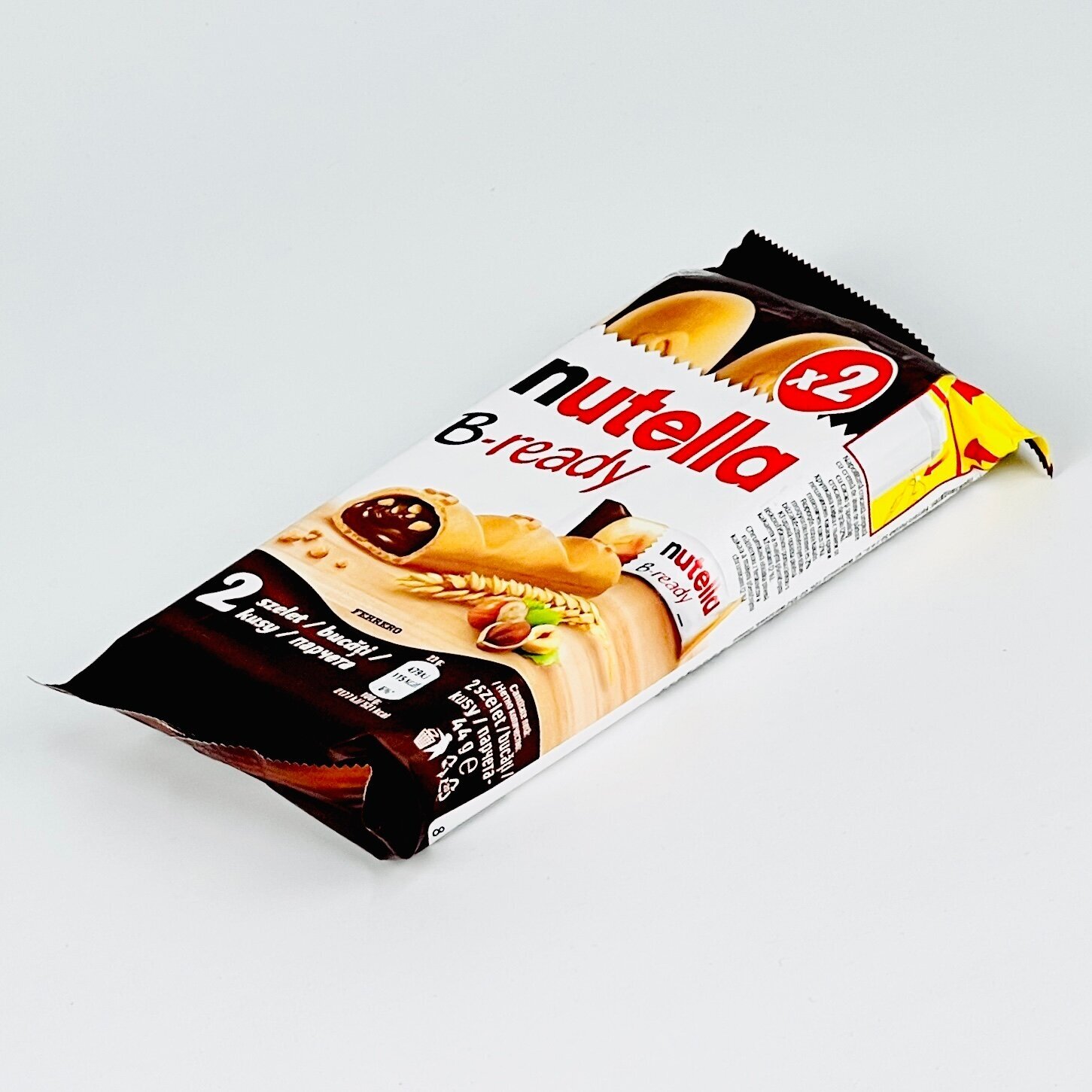 Бисквитные батончики Ferrero Nutella B-ready (Польша), 44 г - фотография № 4