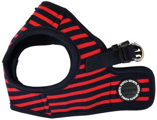 Шлейка Puppia Briton harness B (L), обхват шеи 35 см, красная