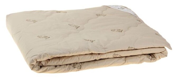 Одеяло Этель Верблюжья шерсть, теплое, 172 х 205 см, бежевый — купить в интернет-магазине по низкой цене на Яндекс Маркете