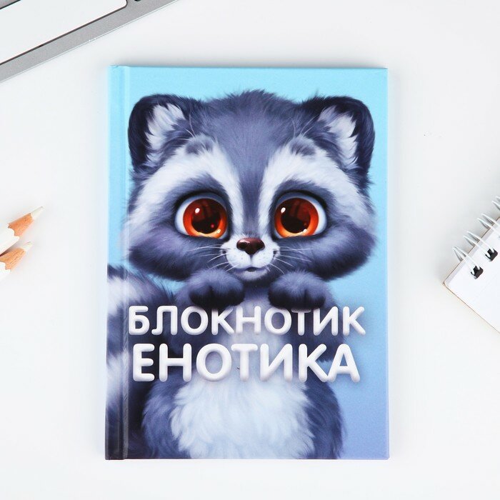 ArtFox Блокнот А6 в твердой обложке, 40 листов «Енот»