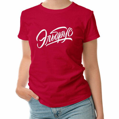 фото Футболка roly, размер s, красный