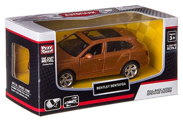 Инерц.мет.машина M1:45, открыв. двери ,Автодром PLAY SMART