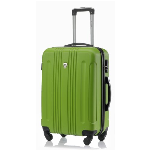 комплект чемоданов lacase bangkok цвет черный Чемодан L'case Bangkok Ch0529, 66 л, размер M, зеленый
