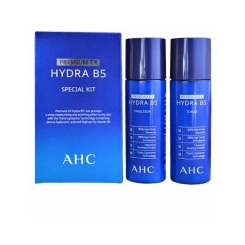 AHC Premium EX Hydra B5 Special Kit 2 Items Тонер и эмульсия для лица в мини формате