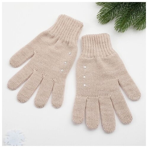Перчатки СНЕЖАНЬ, размер 18, бежевый перчатки снежань зимние размер 18 бежевый