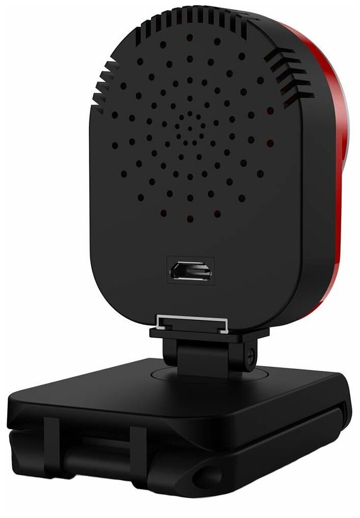 Веб-камера Genius QCam 6000 красная (Red), 1080p Full HD, Mic, 360°, универсальное мониторное крепление, гнездо для штатива