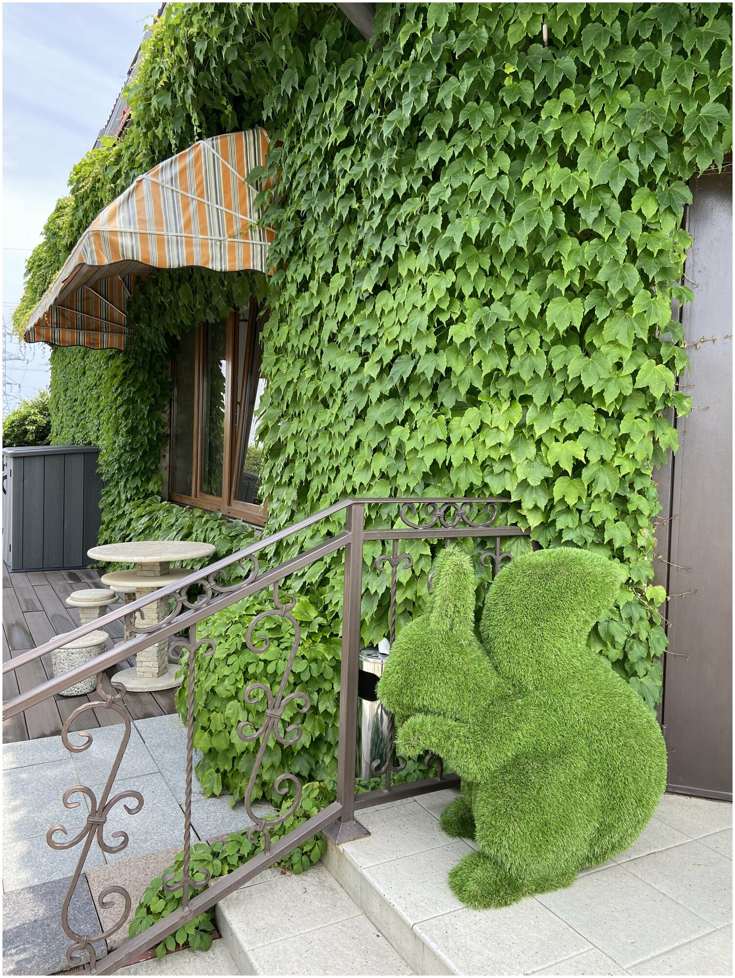 Садовая фигура топиари Белка, Topiary Frame, искусственный газон - фотография № 7