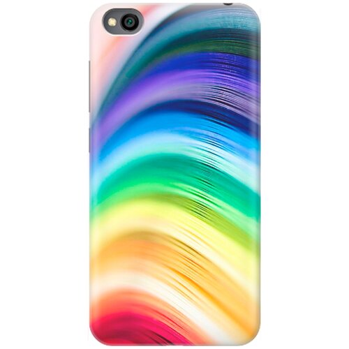 фото Re:pa накладка transparent для xiaomi redmi go с принтом "разноцветные нити"