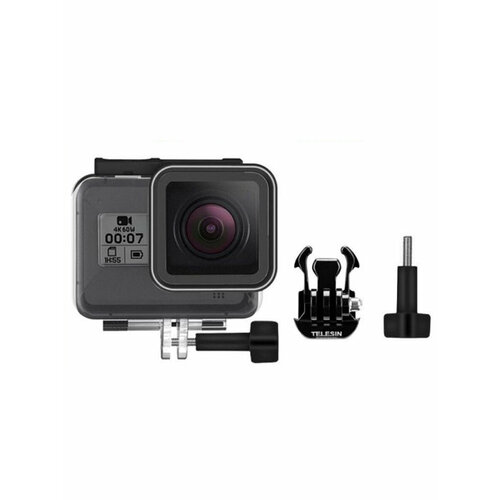 Аквабокс Telesin для экшн-камеры GoPro 8 аквабокс telesin gp wtp 901 черный