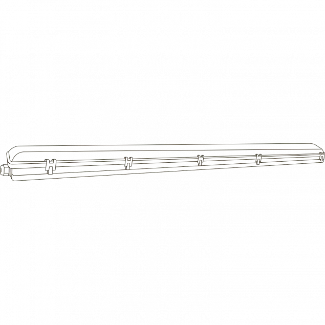 Линейный потолочный светильник Gauss СПП-Т8-G13 Industry 909410160 - фотография № 13