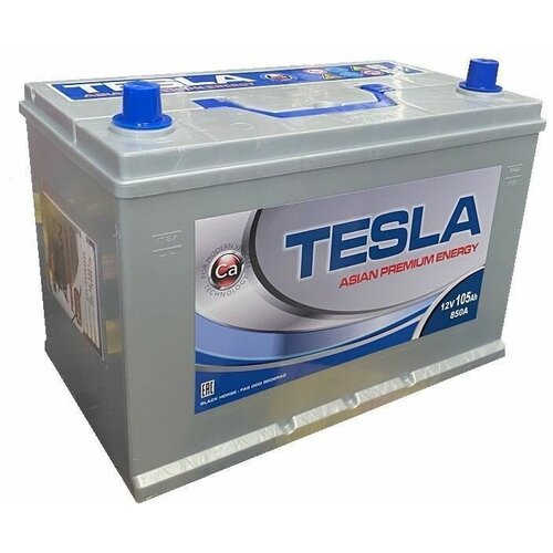 Аккумулятор TESLA ASIAN ENERGY 105 А. ч Обратная полярность