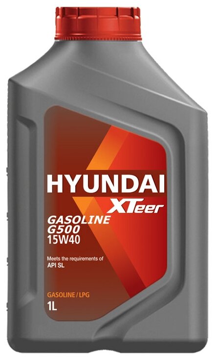 Минеральное моторное масло HYUNDAI XTeer Gasoline G500 15W40