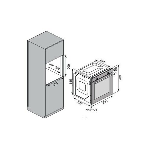 Электрический духовой шкаф Kuppersberg KSO 610 SG электрический духовой шкаф kuppersberg kso 610 gr