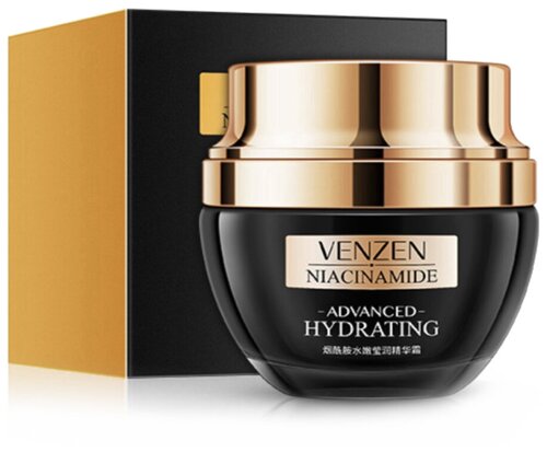 Venzen Niacinamide Advanced Hydration Омолаживающий крем для лица с ниацинамидом и витамином E, 50 мл