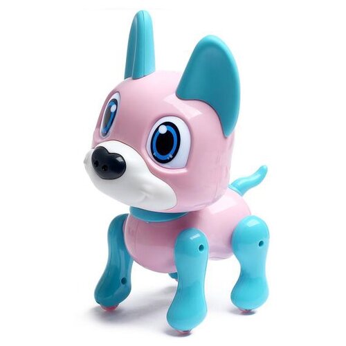 Интерактивная игрушка ZABIAKA Умный щенок, звук, свет интерактивная игрушка умный щенок звук свет 5417943