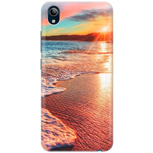 фото Силиконовый чехол на vivo y91c / виво у91с с принтом "залитый светом пляж" gosso