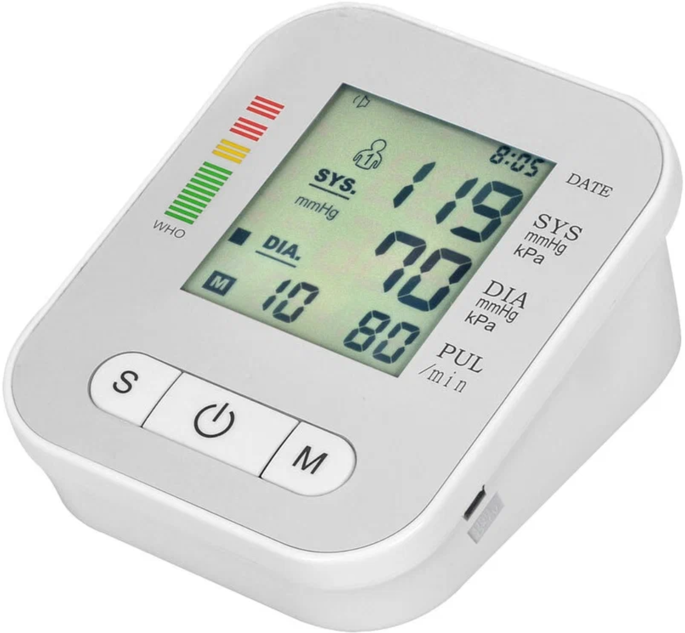 Тонометр автоматический медицинский аппарат для измерения давления и пульса электронный индикатор аритмии RAK