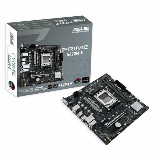 Материнская плата ASUS PRIME A620M-E AM5, A620, USB 3.2 GEN 1 (90MB1F50-M0EAY0)