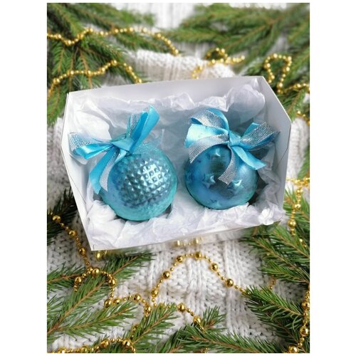 Форма для шоколада новогодние шары, диаметр 70 мм, 4 ячейки на форма VTK Products