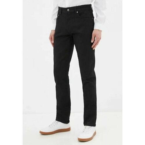 Джинсы классические , размер 30, черный джинсы mustang размер 27 30 черный