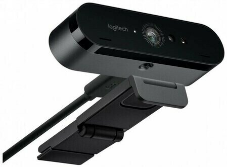 Веб-камера Logitech Brio Ultra HD, черный (960-001105/960-001107) - фото №3