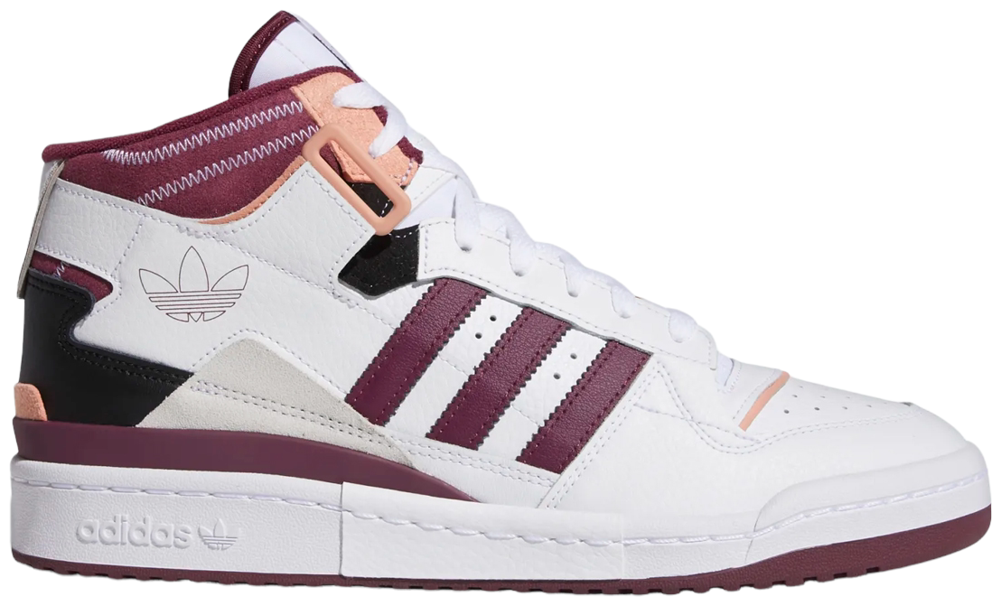 Кроссовки adidas Originals Forum Exhibit Mid Cloud White/Victory Crimson/Ambient Blush 