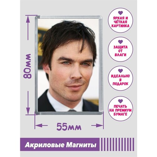 Акриловый фотомагнит 