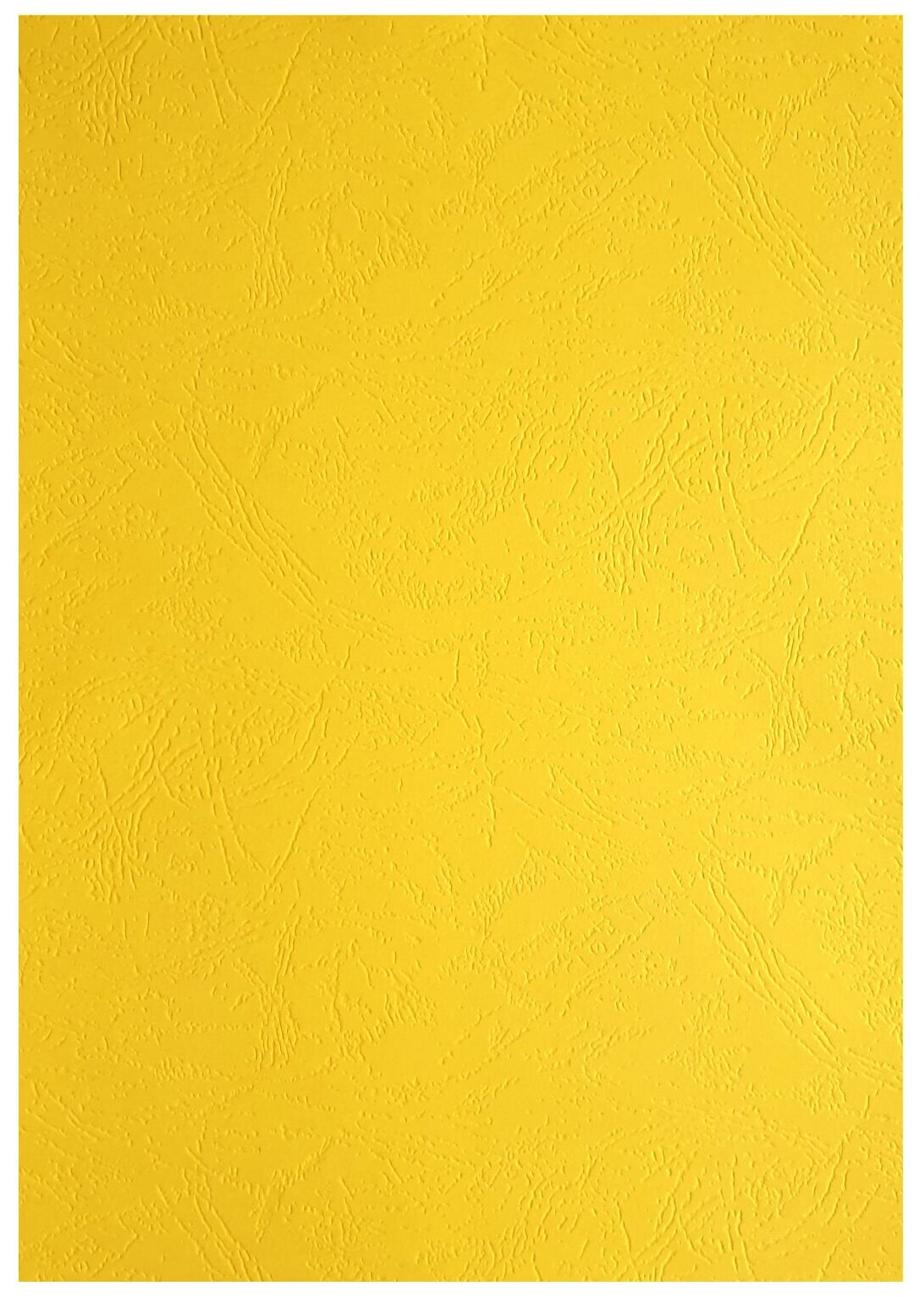Обложки картон кожа А4 230г/м2 желтые (100)