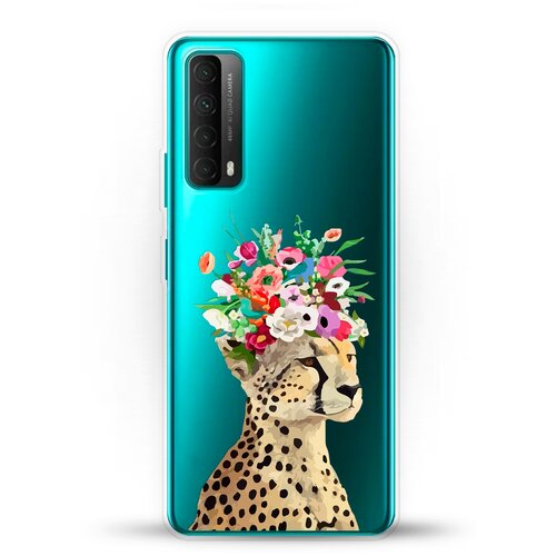 фото Силиконовый чехол леопард на huawei p smart 2021 andy & paul