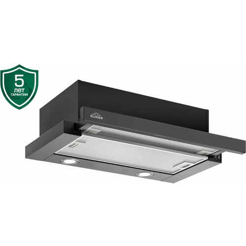 Кухонная вытяжка Elikor Интегра GLASS 60П-650-В2Л черныйстекло черное 949000₽