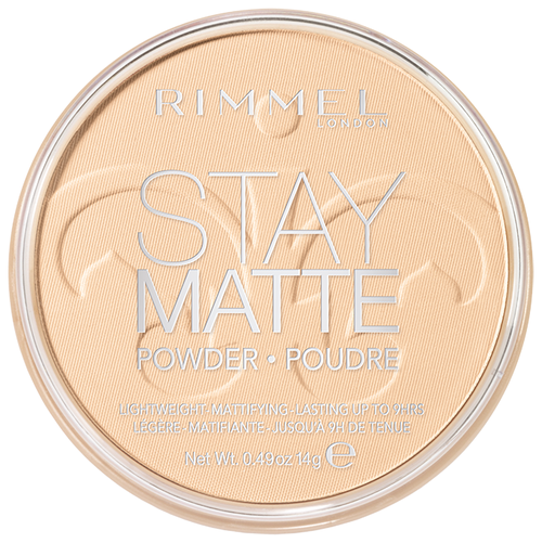 Rimmel Пудра компактная Stay Matte Re-pack 001 Transparent 14 г